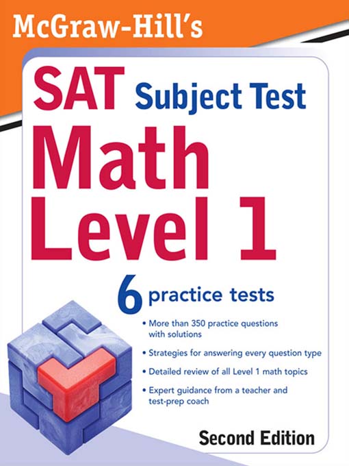 Cover image for McGraw-Hill's SAT Subject Test